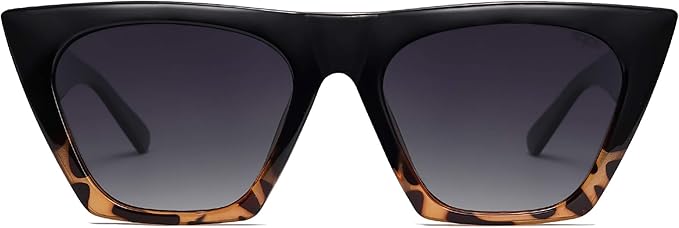 SOJOS Trendy Oversized Square Cateye Polarized Sunglasses Womens Big Frame Shades SJ2115