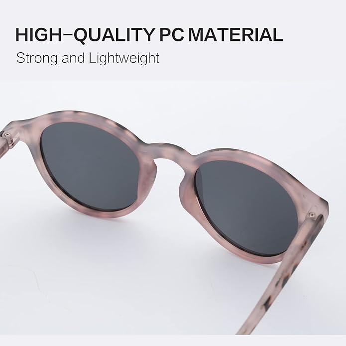 ZENOTTIC Polarized Round Sunglasses, Stylish Sunglasses for Men and Women Retro Classic, Multi-Style Selection