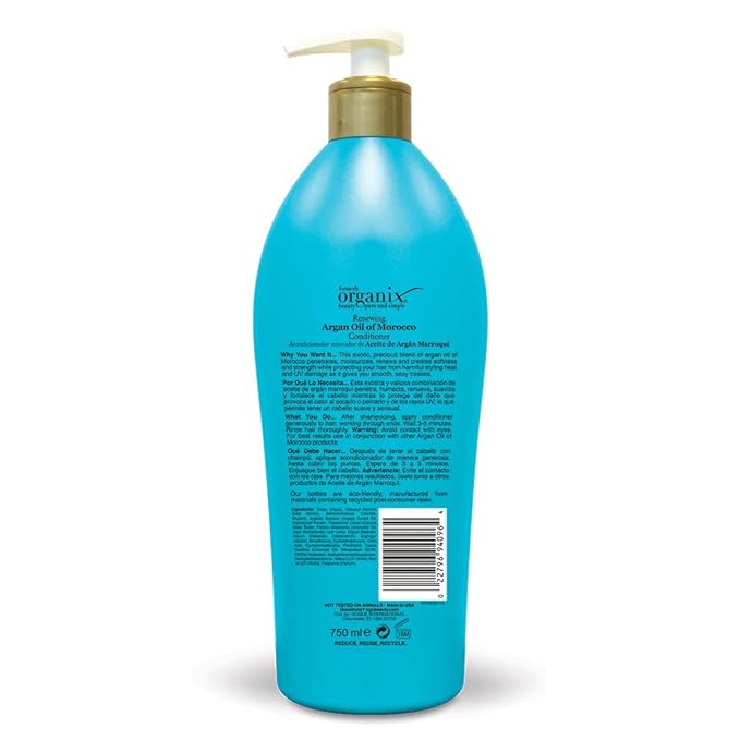 OGX Renewing + Argan Oil of Morocco Conditioner, 25.4 Ounce Salon Size