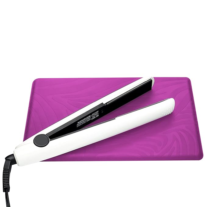 Heat Resistant Station Mat for Hair Straightener, Flat Iron, Curling Iron and Hot Styling Tools (1 Pack (Pink))