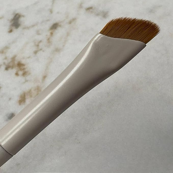 Angled Eyebrow & Eyeliner Brush Set – 6 Ultra-Thin Precision Tools (Curved, Wide & Narrow) for Powder, Gel, Tint & Pomade – Professional Kit for Eyebrows & Eye Makeup