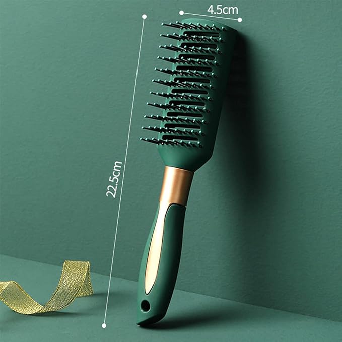 Detangling Brush Anti-Static Massage Hair Brushes Nylon Bristle Pins Blow Drying Detangler Hairbrush Styling Comb for Men and Women Adults and Kids of All Wet or Dry Hair Types Styling