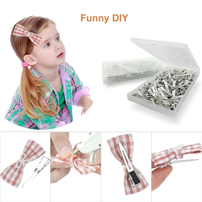 HiJeaton 90pcs Metal Duck Billed Hair Clips for Women Styling Sectioning, Silver Hair Pins for Long Hair, Alligator Curl Loc Clips for Thick Hair Roller, Salon, Bows DIY