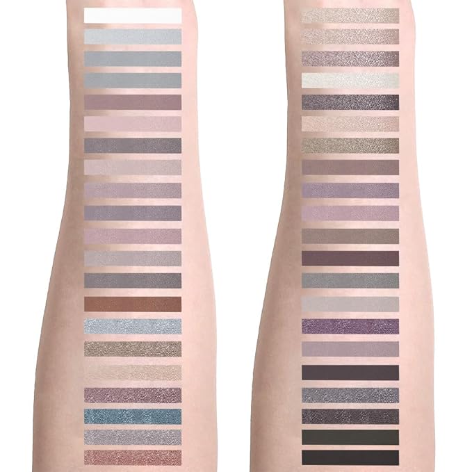 42 Colors Smokey Eye Shadow Makeup Palette,Nude White Black Grey Brown Matte Shimmer High Pigment Neutral Natural Eyeshadow,Waterproof,Blendable Long Lasting Naturing-Looking,Vegan & Cruelty-Free