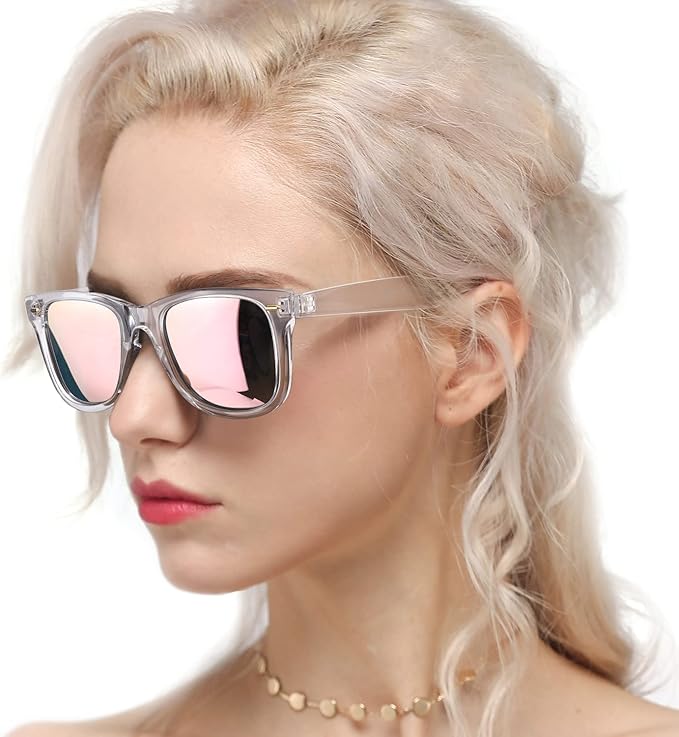 Myiaur Classic Sunglasses for Women Polarized Driving Anti-Glare UV Protection