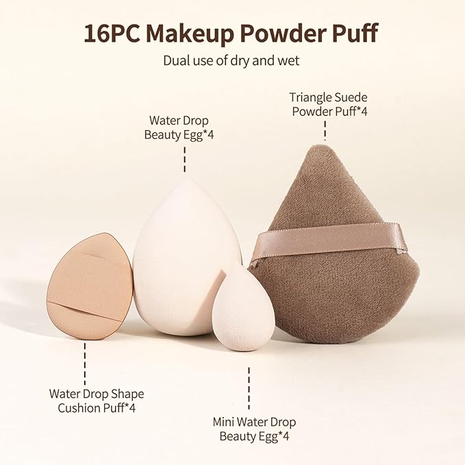 MAANGE 38 Pcs Makeup Brush Set Premium Synthetic Make Up Brushes Soft Foundation Powder Eyeliner Eye Shadow Makeup Brushes Professional Makeup Tool Set (Champagne)