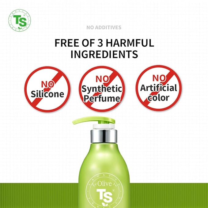 Olive TS Treatment (17.6 Fl Oz / 500mL) | Treatment of Damaged Hair and Dry Scalp and Hair | Olive Oil Hair Treatment - Hydrating and Restorative| Silicone Free | All Hair Types