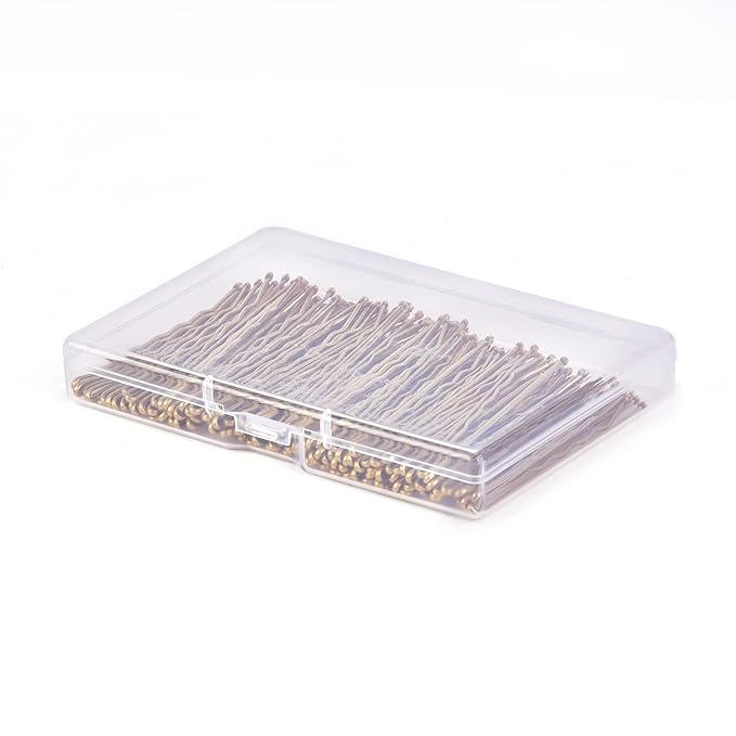 MORGLES 2.75"Long Bobby Pins for Thick Hair, 120PCS Large Bobby Pins Blonde for Women Girls with Box