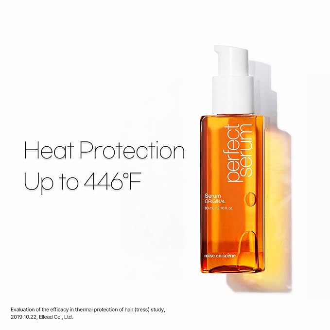 Mise En Scene PerfectSerum Original - HairOil for Frizzy & Dry, Hydration and Nutrition Hairy Essence for Damage Care, Korean HairCare Product, Hair Serum 2.71 Fl. Oz.