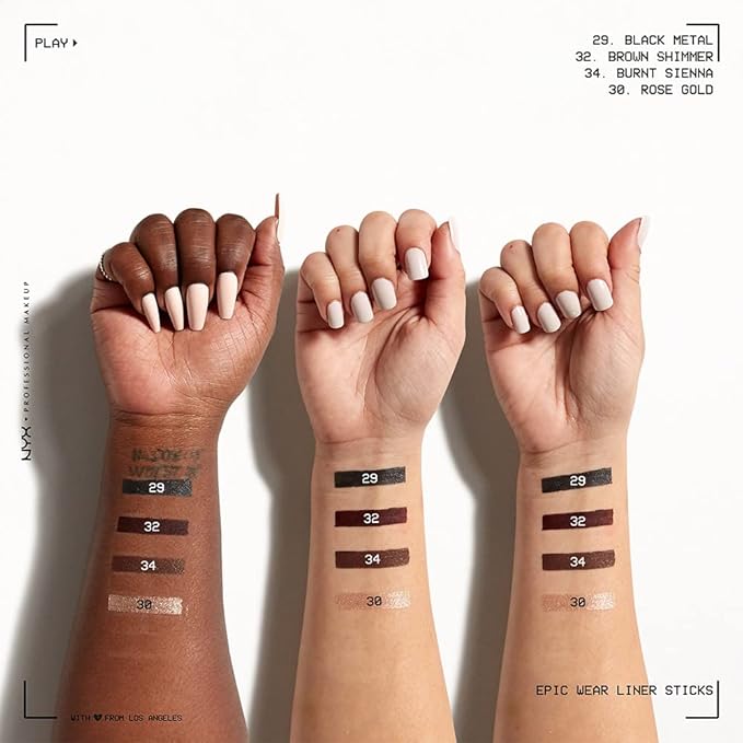 NYX PROFESSIONAL MAKEUP Epic Wear Liner Stick, Long-Lasting Eyeliner Pencil - Brown Shimmer