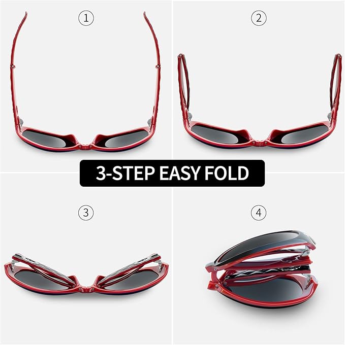 Joopin Big Womens Sunglasses Polarized Trendy Sun Glasses Large Rectangle UV Protection Rhinestone Sunnies