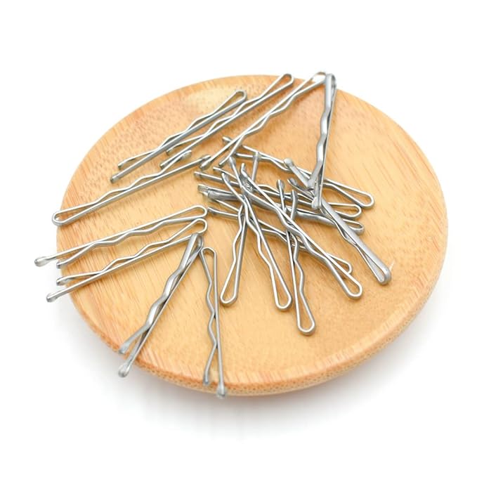 220 Ct 1.38 Inch Mini Silver Gray Cute Bobby Pins with Metal Box, Small Hair Bobby Pins for Buns, YINGFENG Premium Gray Hair Pins for Kids, Girls and Women, Great for All Hair Types