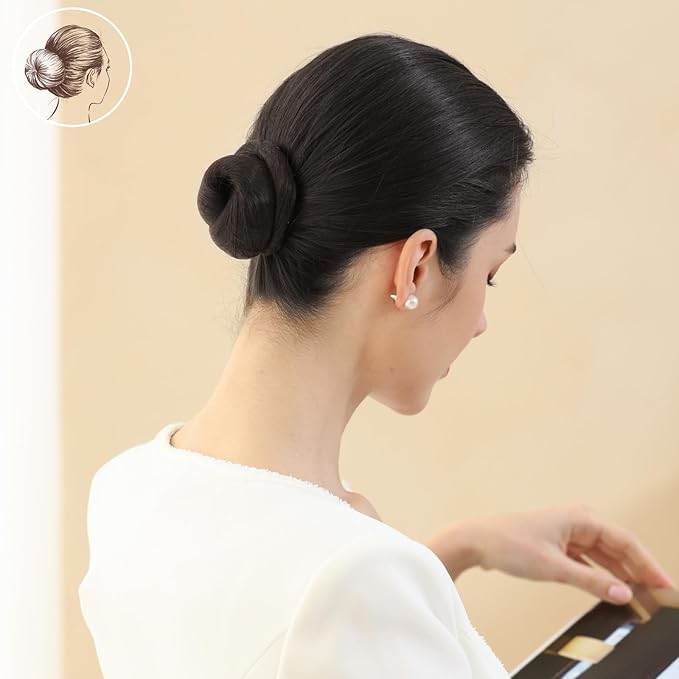 20PCS Spiral Hair Pins, Spin Pins Spiral Bobby Pins for Girls, Women and Kids, Non-Scratch Round Clip & Bun Twist, Stylish Bun Bobby Pins, Premium Spin Pins for Hair, Black