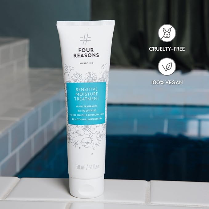 No Nothing Sensitive Moisture Treatment - Perfume-free, Moisturising Intensive Treatment - For Dry and Damaged Hair | 100% Vegan | 150 ml (New Packaging)