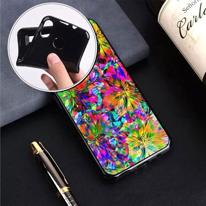 Case for Fossibot F109 5G (6.74"), Black Soft TPU Bumper Phone Case, Slim Shockproof Silicone Military Grade Drop Protective Shell for Fossibot F109 5G - Colorful