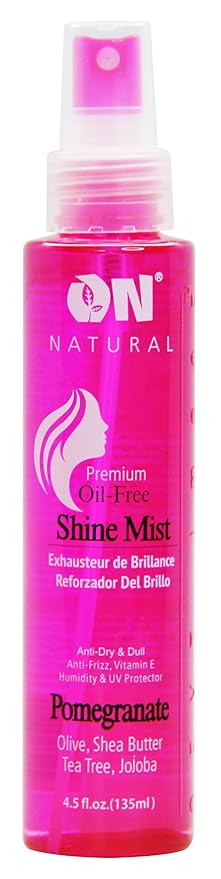 On Organic Natural Premium Oil Free Weave & Wig Shine Mist, Pomegranate 4.5 oz
