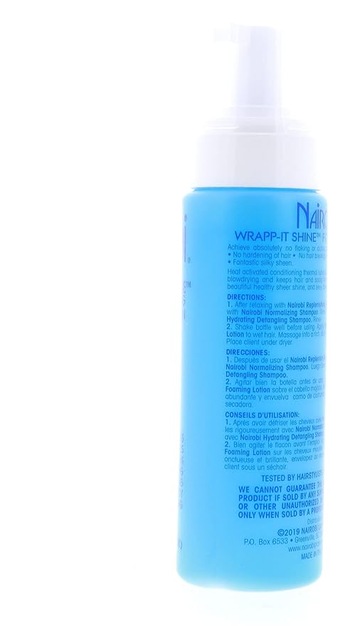 Nairobi Wrapp-It Shine Foaming Lotion 8oz (Pack of 2) by Nairobi