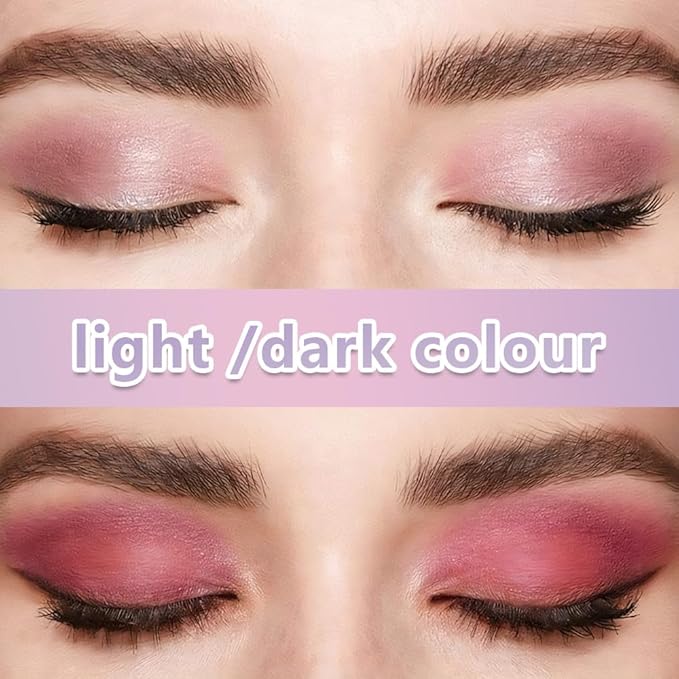 16Color Matte Shimmer Eyeshadow Palette, Blue Pink Purple Nude Red Green Black 16Color Series Eye Shadow Makeup, Warm Sparkly Eyeshadows Long Lasting Waterproof Naturing-Looking Women Girls Eye Shadow