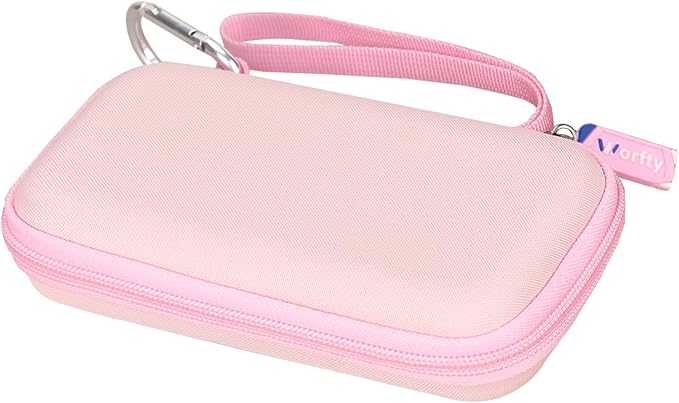 Hard Travel Case for SABANI for LOVELEDI for IAPOS for Pxwaxpy for OHOVIV for FOCHEW Portable Charger Power Bank, Storage Holder for Fast Charging Battery Protective Case (Pink)