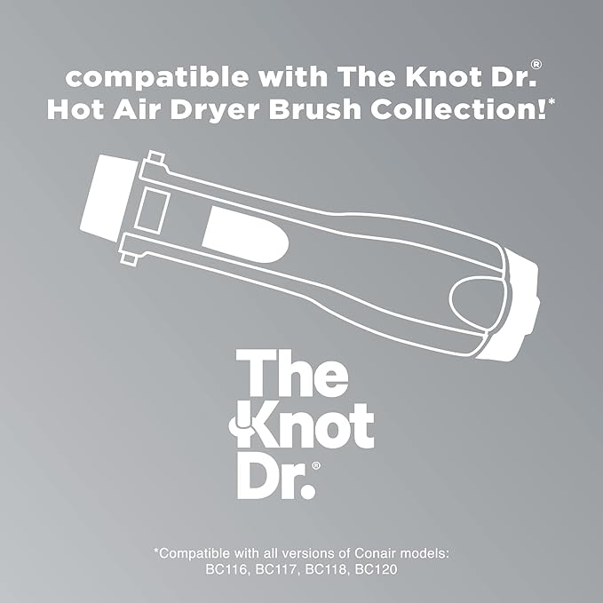 Conair INFINITIPRO BY CONAIR Large Oval Brush, Create Glam Waves on Medium to Long Hair, Compatible with INFINITIPRO BY CONAIR The Knot Dr. Dryer Brushes
