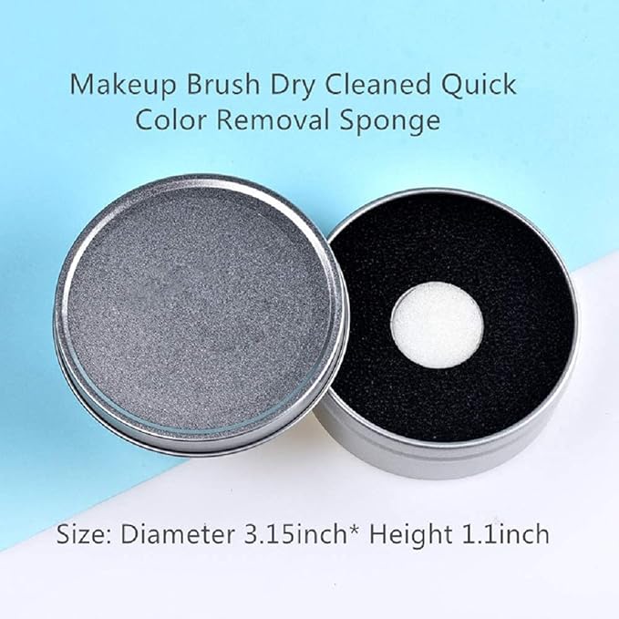 Silicon Makeup Brush Cleaner Mat with Brush Drying manual Make up brush cleaner cleanser machine Cosmetic Brush Cleaning Pad+Makeup Brush Dry Cleaned Quick Color Removal Sponge Scrubber Tool(Rose Red)