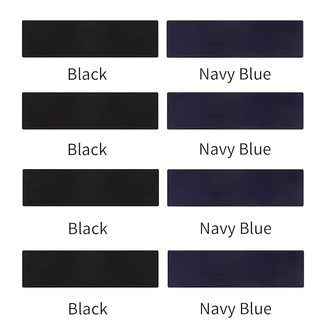 8 Pack Sport Headbands for Women, Elastic Soft Fabric Non-Slip Hair Bands Hair Warp for Daily Workout Yoga Running Sports, Combo 12
