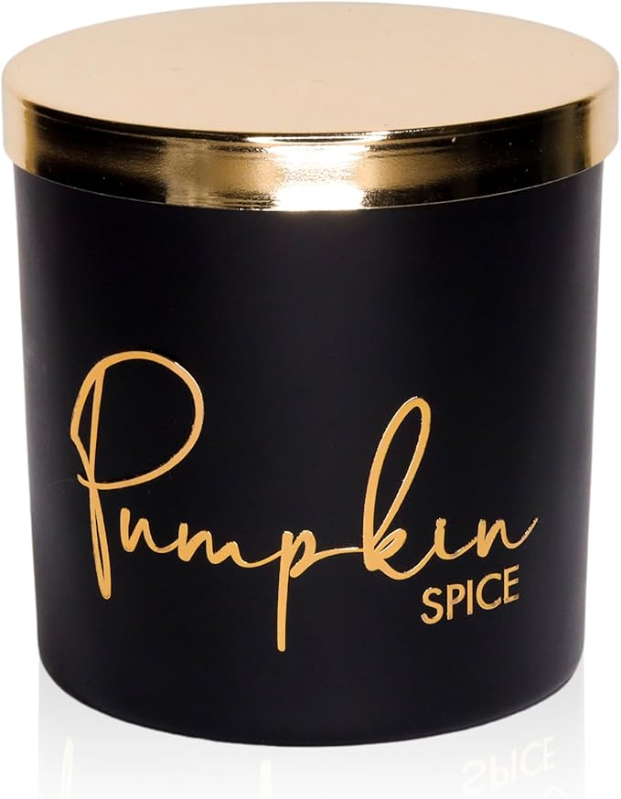 Lulu Candles | Pumpkin Spice | Luxury Scented Soy Jar Candle | Hand Poured in The USA | Highly Scented Long Lasting (9 Oz. Limited Edition)