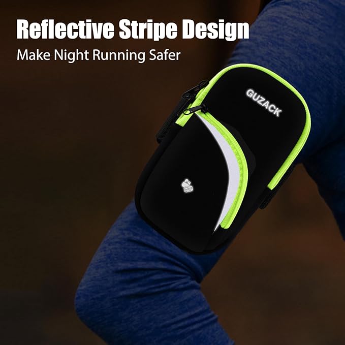 Armband Cell Phone Holder for Running Workout Exercise Sports Phone Arm Bands Pouch Bag, Running Armband for iPhone16 15 14 13 12 11 Pro Max XS XR X Plus Samsung Galaxy Up to 6.9"