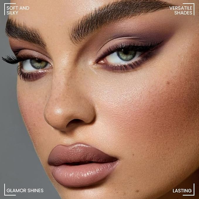 Ten Color Green Pink Brown series Matte eyeshadow Makeup palette,High-Pigment Eye Shadow, Smooth & Blendable,Everyday Velvety Matte Finish Eye Makeup Looks box,Vegan & Cruelty-Free,Built-in Mirror 01
