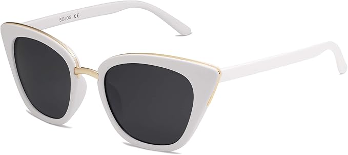 SOJOS Cat Eye Designer Sunglasses Fashion UV400 Protection Glasses SJ2052