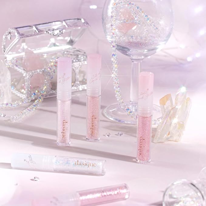 Dasique Starlit Jewel Liquid Glitter (08 Love Flake) | Twinkle Glitter Shadow | Long-Lasting | Multi-Dimensional Sparkle Finish | Quick Drying | Multipurpose