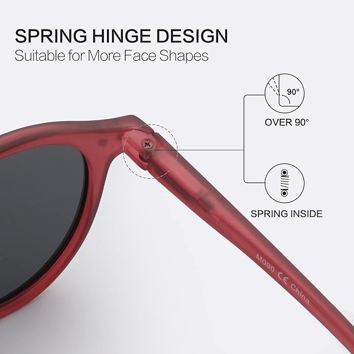 ZENOTTIC Polarized Round Sunglasses, Stylish Sunglasses for Men and Women Retro Classic, Multi-Style Selection