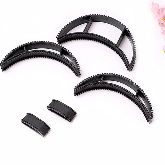 5Pcs Bump It Black Styling Coiler Set, Volume Hair Hair Accessory for Fluffy Hairstyling Tools for Women and Girls