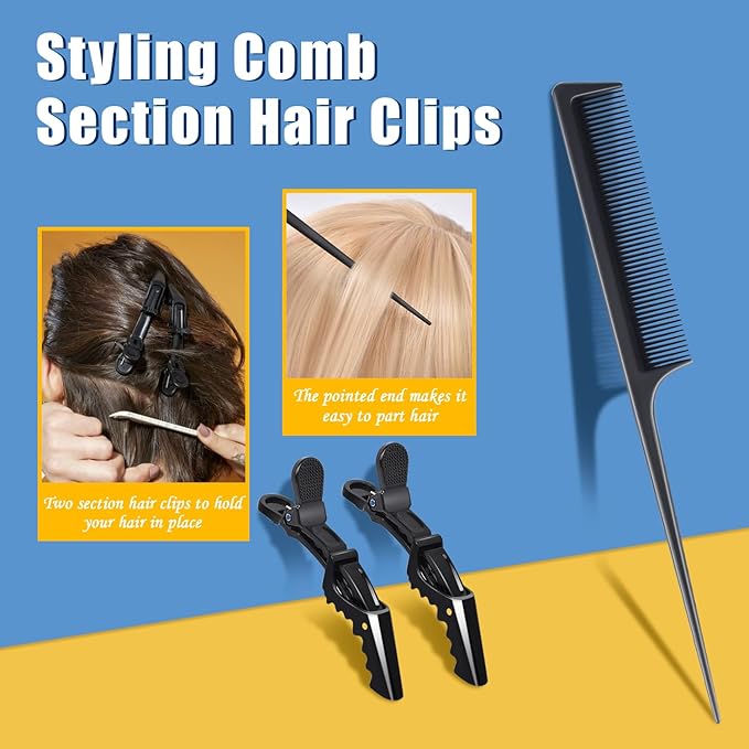 IKOCO Heat Proof Medium Glove Mitts for Hair Styling - 2Pcs for Flat Iron, Curling Wand, and Hot-Air Brushes