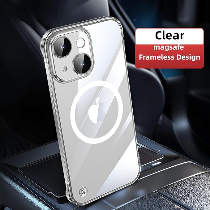 Compatible With iPhone 16 Silicone Minimalist Case, Camera Lens Bumper, Frameless Design, Ultra Thin and Shockproof, Simple and Practical Impact Protection. Clear