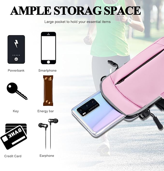Phone Holder for Running Armband Cell Phone Holder, Small Purses for Women Crossbody Kids,iPhone 15 14 13 12 11 Pro Max Xs Xr X 8 7 Plus SE Mini Galaxy Ultra Plus S24 Note Bags Gym Arm Bands