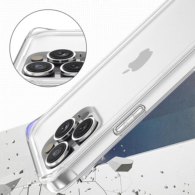 for iPhone 16 Pro Bumper Case Clear, Slim Fit No Back Design Soft TPU Bumper Frame Excellent Heat Dissipation Wireless Charging Compatible 4 Corners Raised Shockproof (Clear)