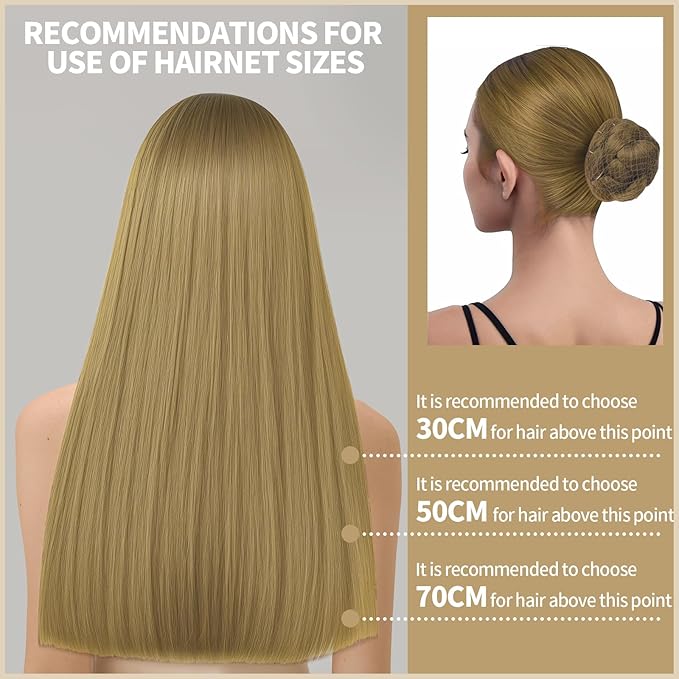 Teenitor Hair Nets Invisible Elastic Edge Mesh and Bobby Pins Set,40 Pieces HairNets, 80 Pieces U Shaped Pins for Ballet Bun,3 Size, Blonde