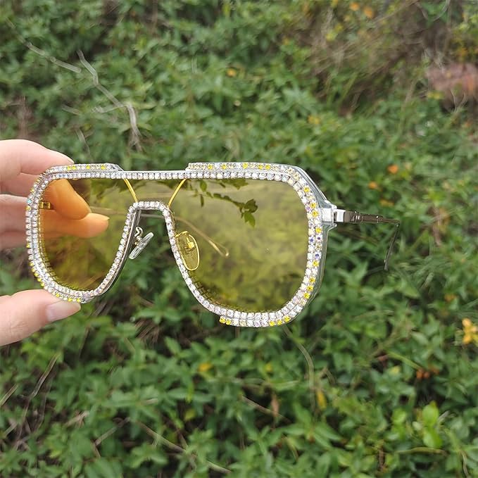 willochra Fashion Oversized Square Women Sunglasses Vintage Punk Men Outdoor Eyewear Shades UV400