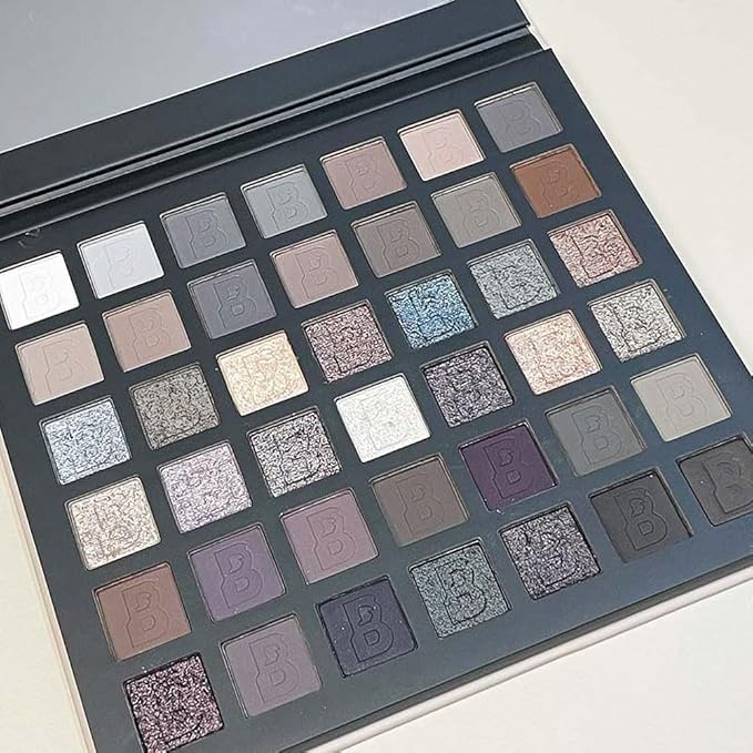 42 Colors Smokey Eye Shadow Makeup Palette,Nude White Black Grey Brown Matte Shimmer High Pigment Neutral Natural Eyeshadow,Waterproof,Blendable Long Lasting Naturing-Looking,Vegan & Cruelty-Free