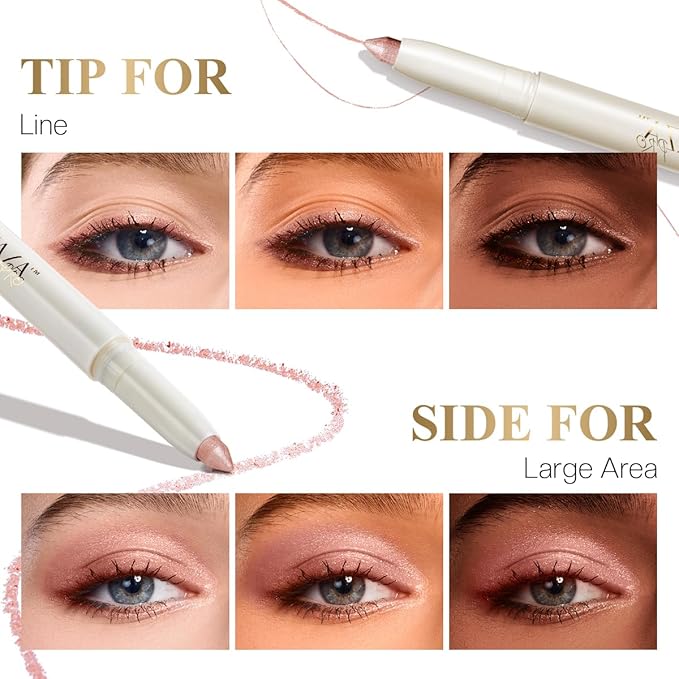 Multi-Purpose Makeup Stick, Cream Shimmer, Eyeshadow Highlighter Makeup Eye Brightener Pencil Sticks Cosmetics #S1S3