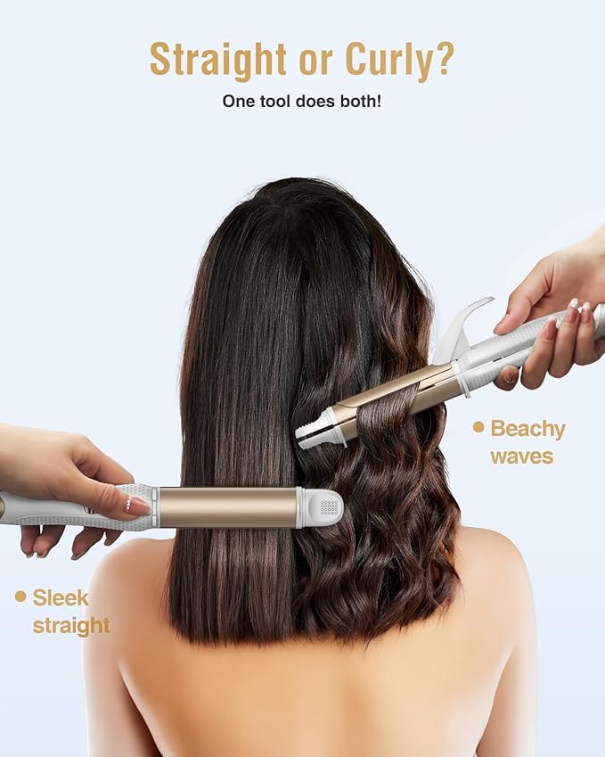 Europe Travel Curling Iron Mini: Dual Voltage Curling Iron for Traveling - Mini Travel Curling Irons 1 Inch with US Plug,Gold 450℉
