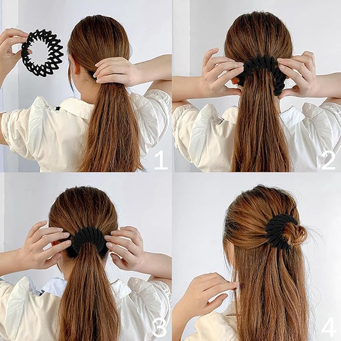 3PCS Women's Hair Accessories - Bird Nest Magic Hair Clip, Hair Bun Clip