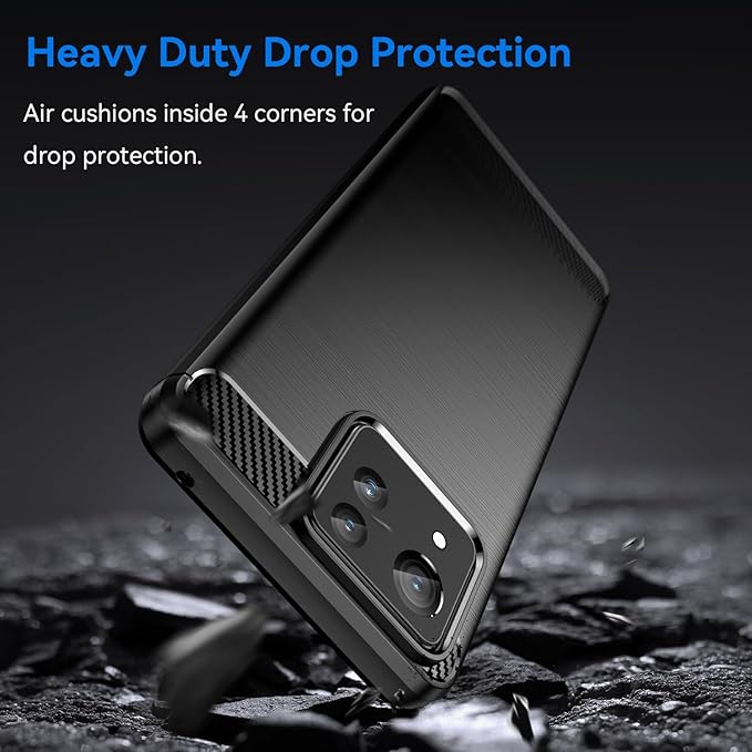 for ASUS Zenfone 11 Ultra Phone case, Shockproof, Scratch Resistant Carbon Fiber Jacket, Soft TPU,for Zenfone 11 Ultra case (Black)