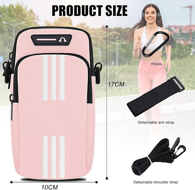 Small Crossbody Bags for Women Kids,2 Pack Armband Cell Phone Holder for Running Pouch,Walking,Workout,Exercise,Sport Arm Band,iPhone 16 15 14 13 12 11 Pro Max Xs 16e Xr X 8 Plus Galaxy Ultra