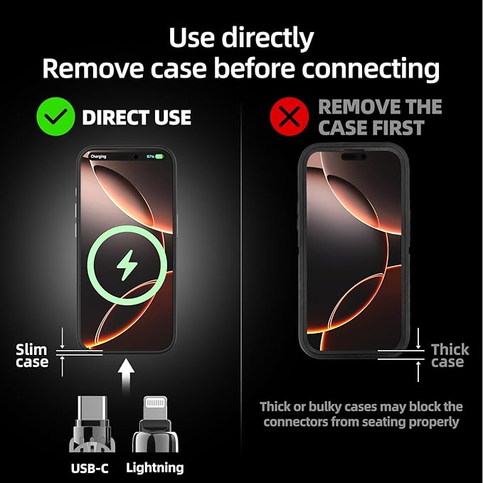 4-in-1 Universal Multi USB Charging Cable – 240W Max Fast Charger Cord with Multiple Connectors for iPhone 16/15/14/13, iPad, Samsung, MacBook, Tablets & More (Grey, 6.6Ft)