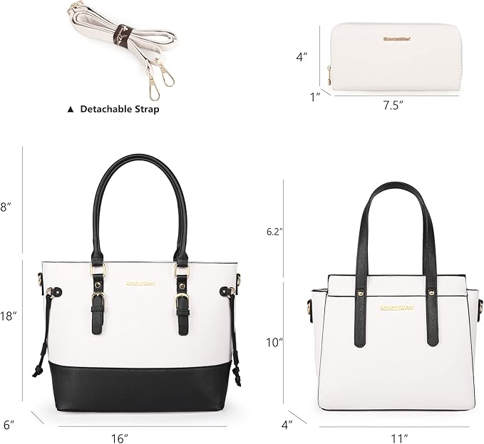 Montana West 3PCS Purses for Women Tote Bag and Wallet Set Shoulder Satchel Handbags