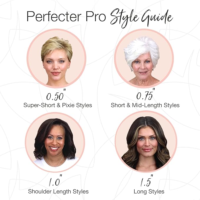 CALISTA Perfecter Pro Heated Round Brush | Curl, Volumize, and Style Hair with No Heat Damage for Healthier Hair | 4 Sizes for All Hair Types | Dual Voltage & Adjustable Temp (Daisy Bloom, 1.5)
