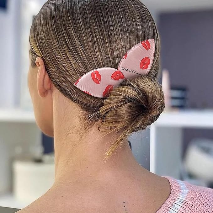 4 Pcs Deft Twist Donut Hair Bun Maker and Rabbit Ear Bun Twister - Flexible and Quick Hair Styling Accessories for Women and Girls