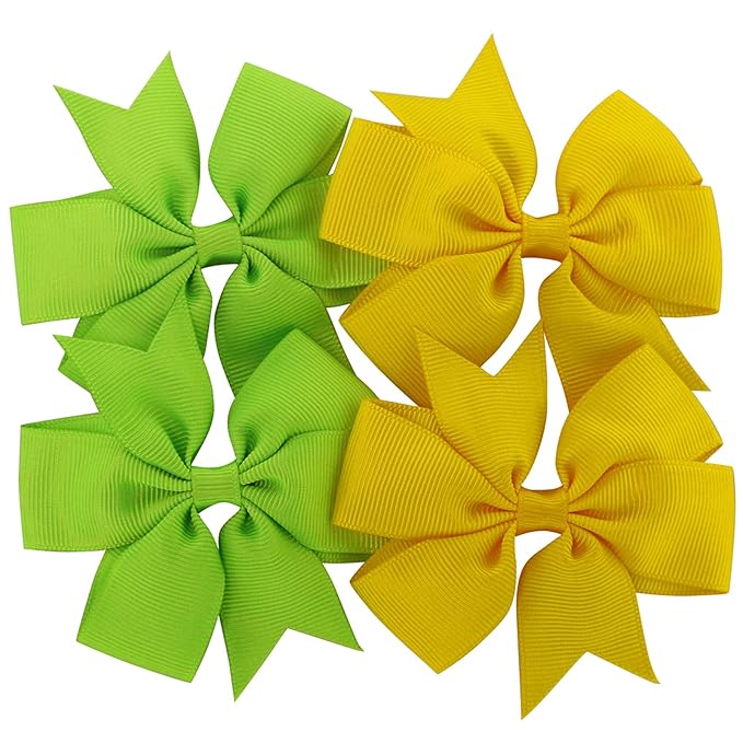 60Piece Grosgrain Ribbon Pinwheel Hair Bows Boutique Bow Alligator Clips For Girls Toddlers Teens Gifts In Pairs